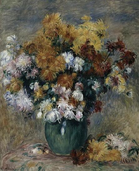 Pierre Auguste Renoir Bouquet of Chrysanthemums oil painting picture